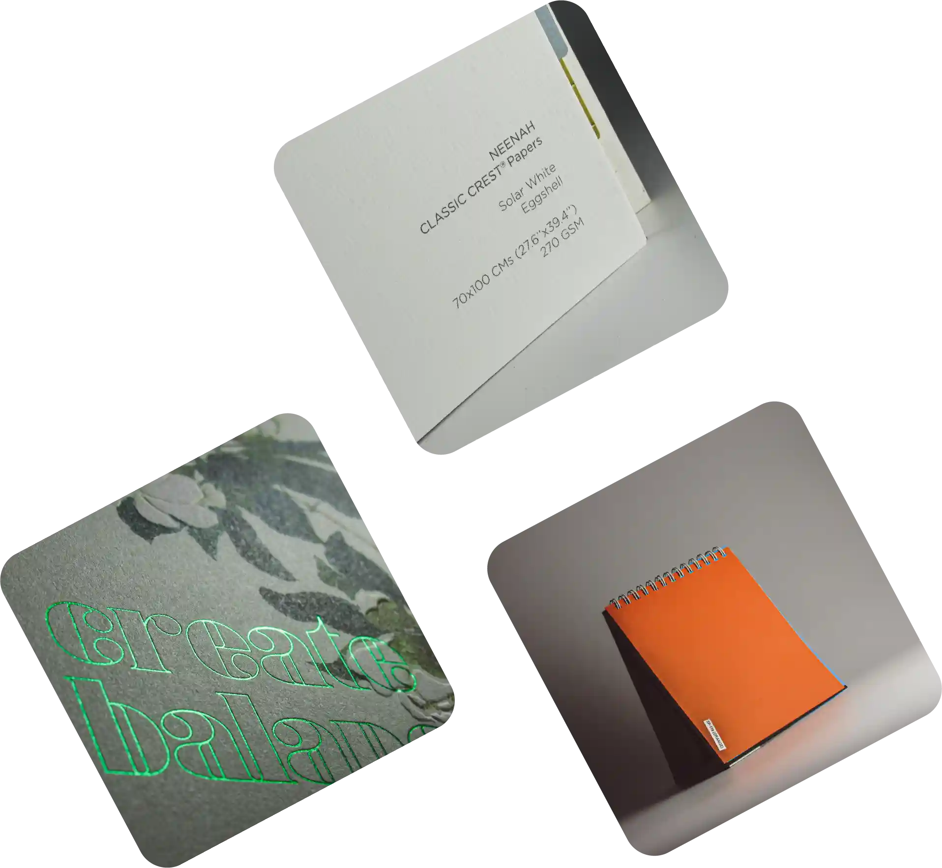 A collage of Ideal ways printing texture collection